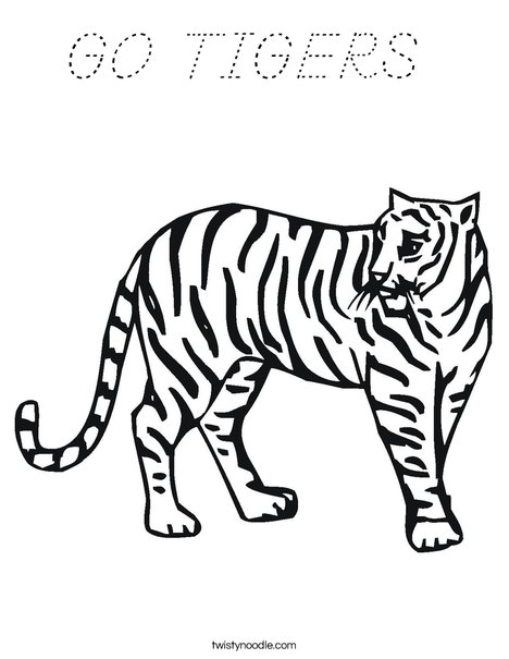 Tiger Coloring Page