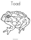 Toad Coloring Page