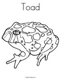 Toad Coloring Page