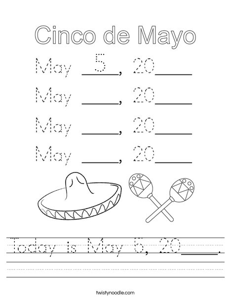 Today is May 5, 2020. Worksheet