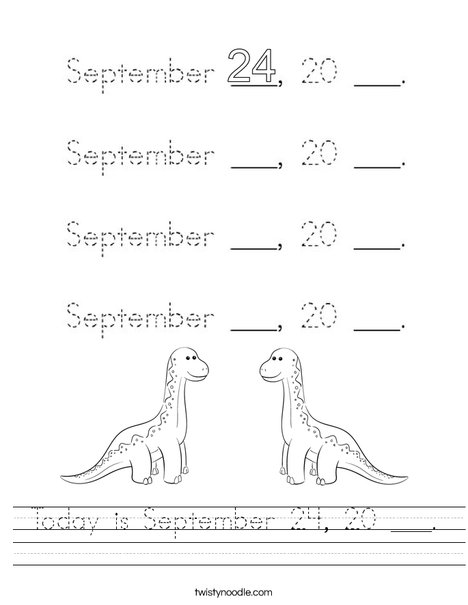 September 11 math worksheets