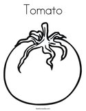 Tomato Coloring Page