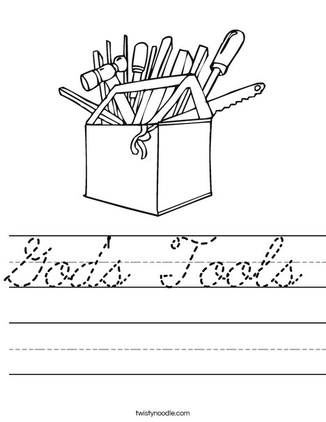 Tool Box Worksheet