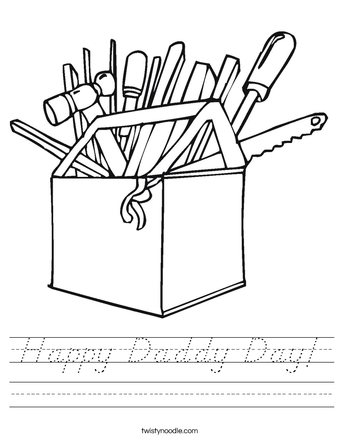 Happy Daddy Day! Worksheet