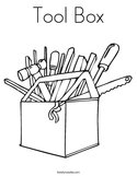 Tool Box Coloring Page
