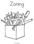 Zoning Coloring Page