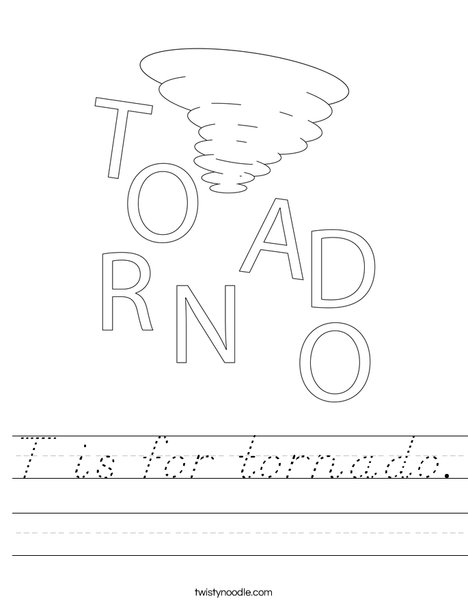 Tornado Worksheet