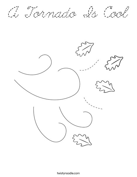 Windy Coloring Page