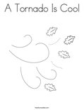 A Tornado Is Cool Coloring Page