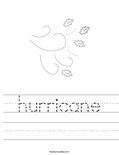 hurricane Worksheet