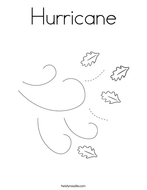 Eye of Hurricane Coloring Page - Free Printable Coloring Pages for Kids