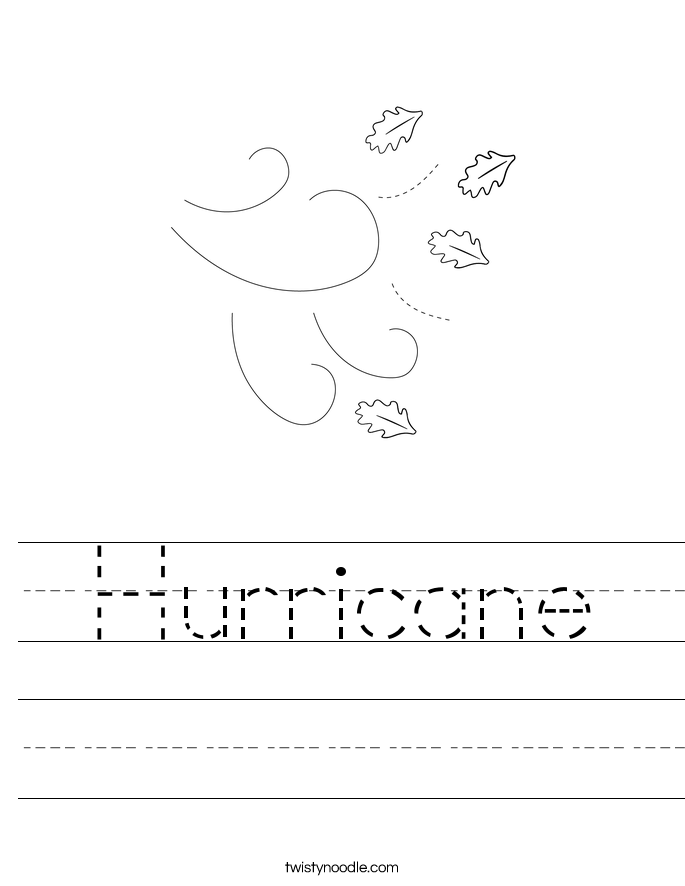 hurricane worksheet twisty noodle