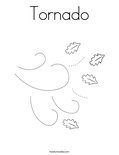 Tornado Coloring Page
