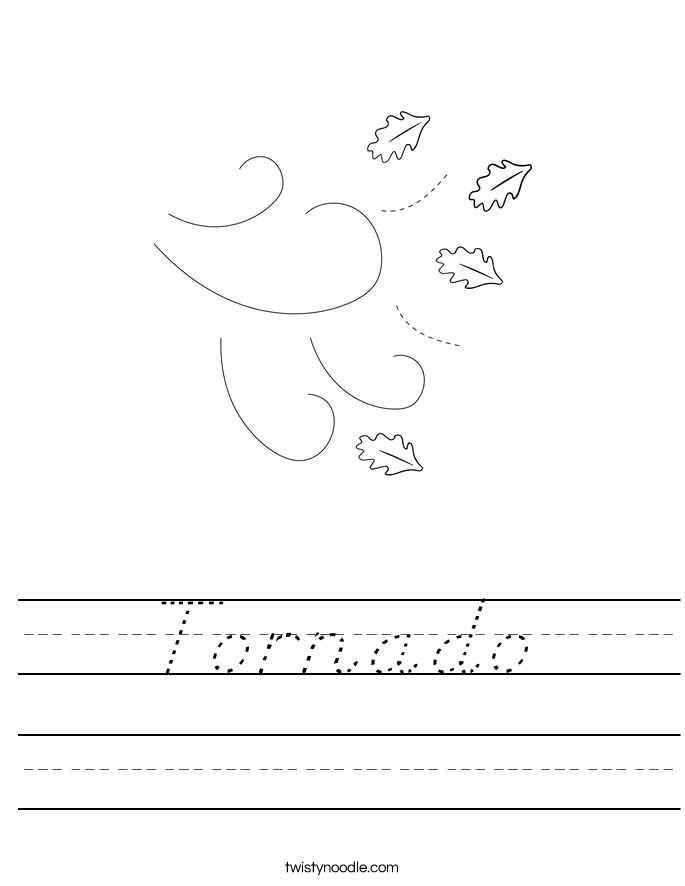 Tornado Worksheet