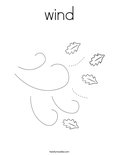 wind Coloring Page