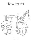  tow truck Coloring Page