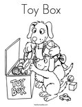 Toy BoxColoring Page