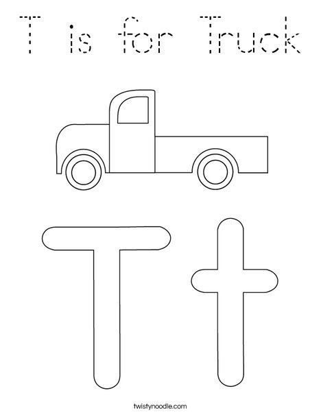 toy truck Coloring Page