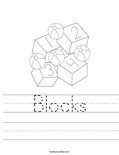 Blocks Worksheet