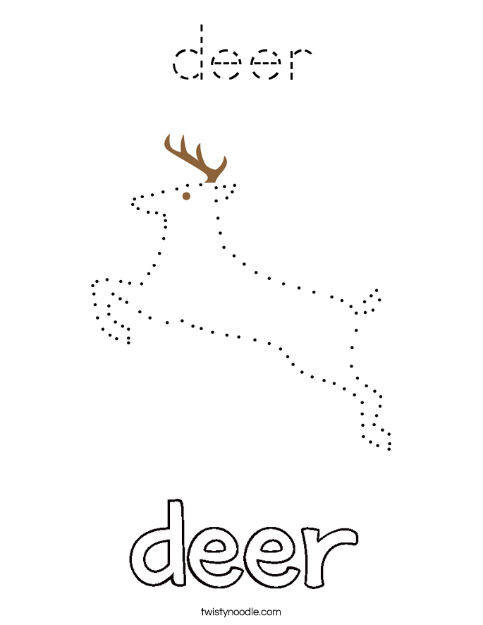 deer Coloring Page