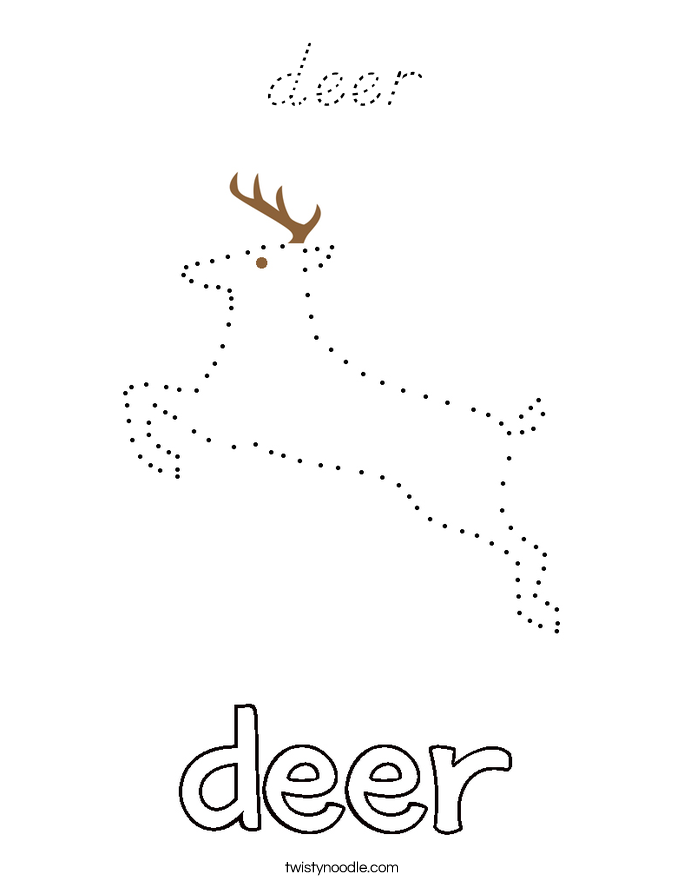 deer Coloring Page