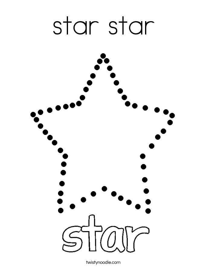 star star Coloring Page