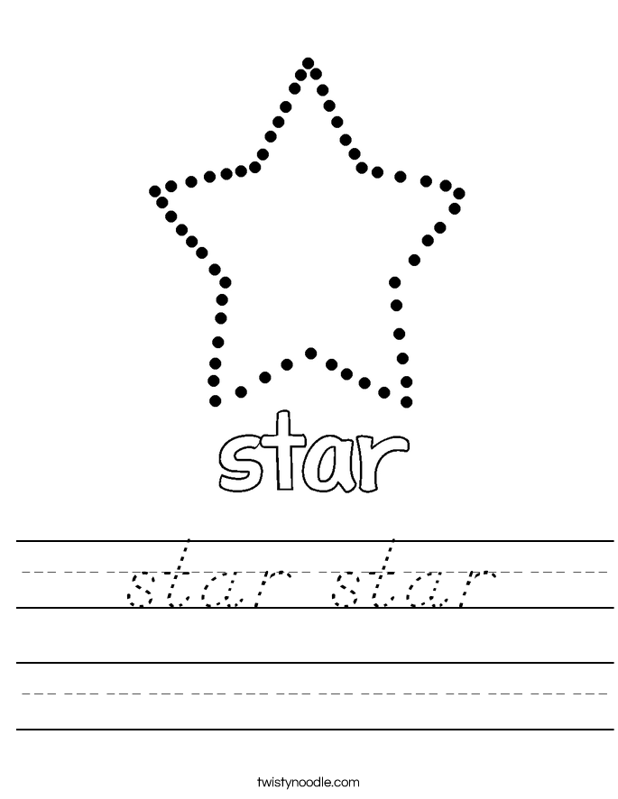 star star Worksheet