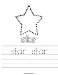 star star Worksheet