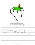strawberry Worksheet