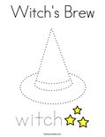 Witch's Brew Coloring Page