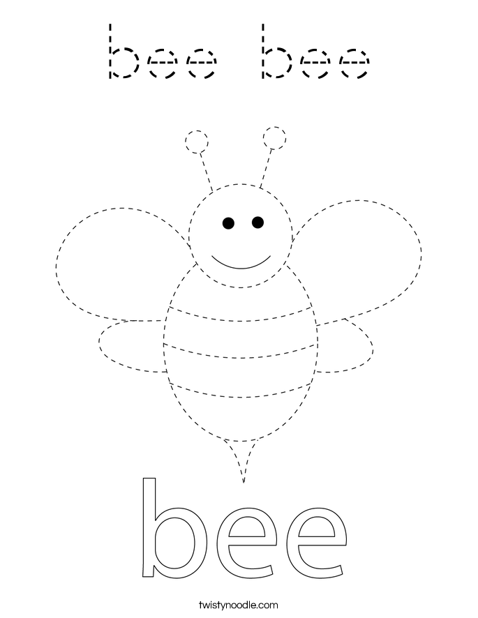 bee bee Coloring Page