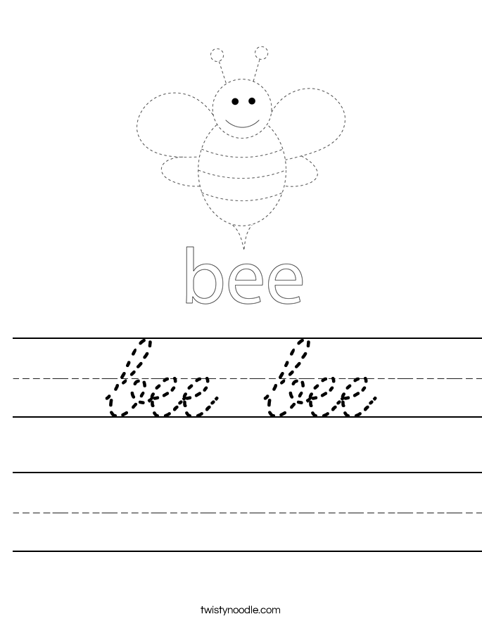 bee bee Worksheet