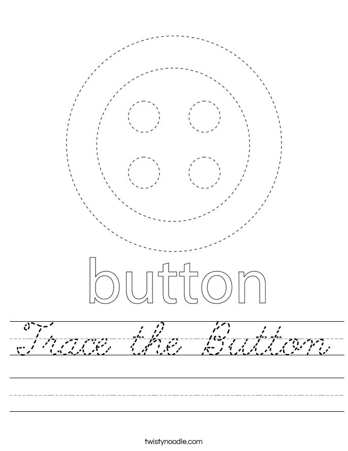 Trace the Button Worksheet