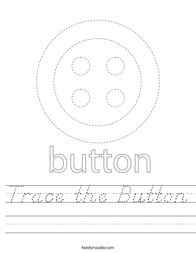 Trace the Button Worksheet