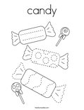 candy Coloring Page