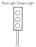 Red Light Green Light Coloring Page