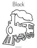 Black Coloring Page