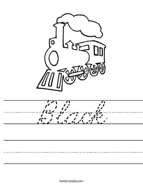 Steam Train Worksheet