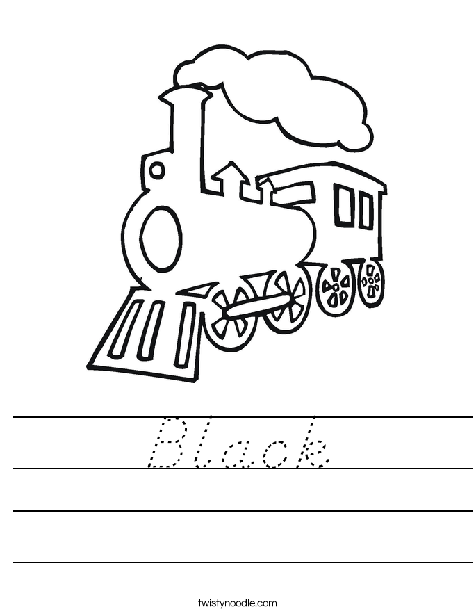 Black Worksheet