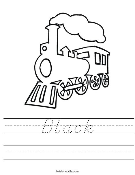 Steam Train Worksheet