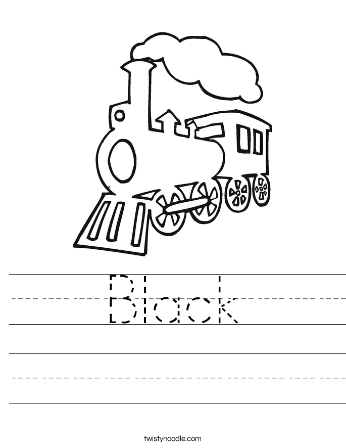 Black Worksheet