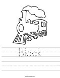 Black Worksheet