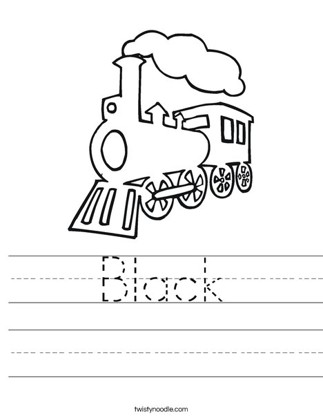 Steam Train Worksheet