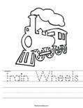 Train Wheels Worksheet