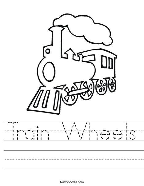 Steam Train Worksheet