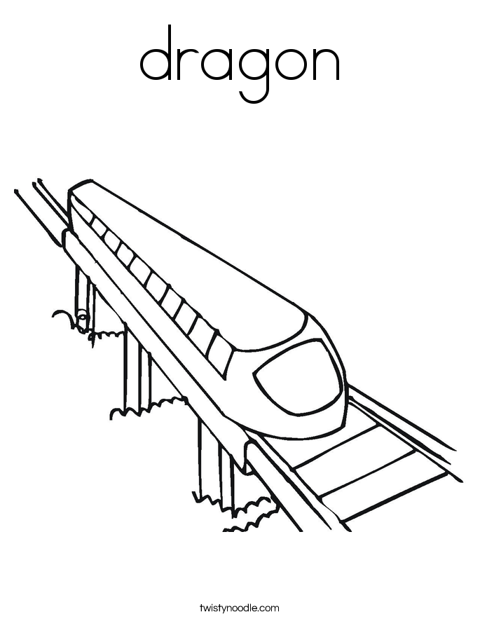dragon Coloring Page