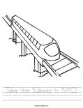 Take the Subway in NYC! Worksheet