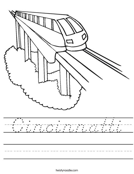 Passenger Train Worksheet