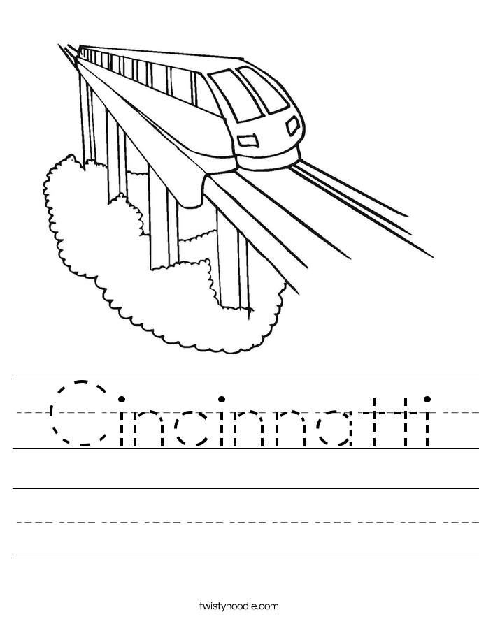 Cincinnatti Worksheet