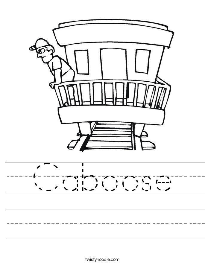 Caboose Worksheet